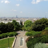 Parc de Belleville Marches Tour Eiffel