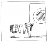 Washing clothe in Paris